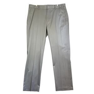 Bonobos Pants Men 34X32 Gray Weekday Warrior Friday Straight Cotton Chino Office